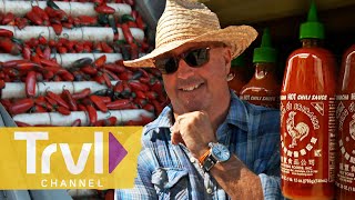 Secret Behind WorldFamous Sriracha Sauce  Bizarre Foods with Andrew Zimmern  Travel Channel [upl. by Yokum569]