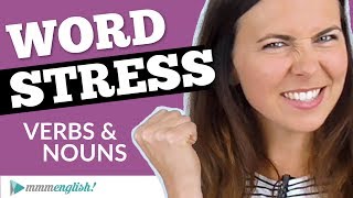 Word Stress in English  How to Pronounce ✅ [upl. by Treboh]