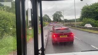 Houston’s Mini Buses amp Coaches Route 101 Biggar  Edinburgh via Penicuik [upl. by Cicily]