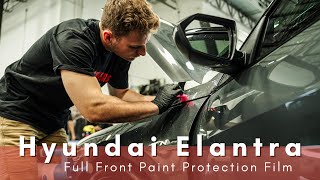 2024 Hyundai Elantra N Line  Full Front PPF Installation  URBAN WERKS [upl. by Zoila]