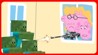 Peppa Pig vs Zombies Part 3 Parody [upl. by Neerual]