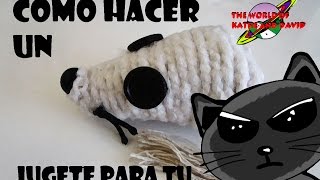 COMO HACER UN JUGUETE PARA TU GATO RATON DE LANA MANUALIDAD [upl. by Grussing]