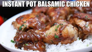 Instant Pot Balsamic Chicken  Sweet and Savory Meals [upl. by Charo]