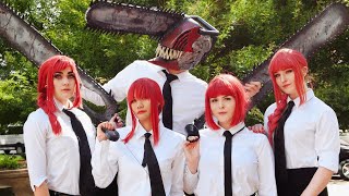 Four Makima of the Apocalyse  Chainsaw Man Cosplay Crack [upl. by Loredo888]