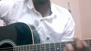 Akale oru tharakamayi from the movie nine guitar cover [upl. by Knowland]