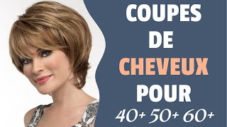 COUPES DE CHEVEUX 2023 POUR FEMME DE 40 50 60 ANS [upl. by Enigroeg]