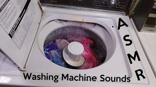 Washing Machine Sounds  LOTS of suds  ASMR [upl. by Buhler]