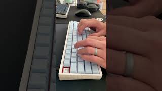 WS Morandi Switches  KBD67 Lite  FR4  Typing Test keyboardsounds mechanicalkeyboard [upl. by Regnij]