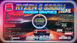 AMD Ryzen™ 5 5500U in 30 Games  Vega 7  20242025 [upl. by Egap762]