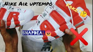 Do not order Nike Air uptempo from Snapdeal unboxing nikeair uptempo stempo shoes [upl. by Hertz389]