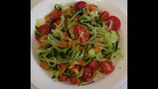 Simple Warm Zucchini Salad [upl. by Aseen]