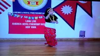 Dhaka Topi Dhoyer Nichara  Anupama Sapkota 2007 America Nepal Friendship Society New York USA [upl. by Annailuj]