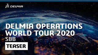 SBB Resource Planning solution  World Tour Barcelona 2019  DELMIA [upl. by Kiehl945]