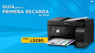 Guía para la Primera Recarga de Tintas  Epson L5290 ✅ Actualizado 2021 [upl. by Ariajay]