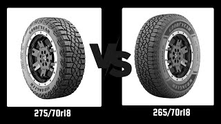 Tire Size 27570r18 vs 26570r18 [upl. by Odinevneib252]