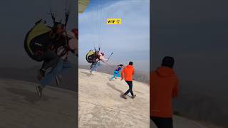 WTF 1 Glider 3 Person 😨 What is This Guys 😳🫡 whatthefun wtf paragliding heyboy awolnation han [upl. by Anomer]