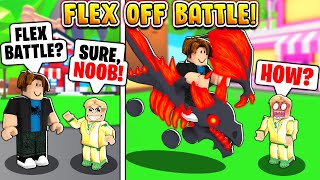 FLEX OFF BATTLE NOOB vs SPOILED RICH KID in ADOPT ME Roblox Adopt Me [upl. by Eleanora275]