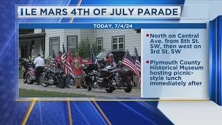 Le Mars Fourth of July Parade Schedule [upl. by Anrol]