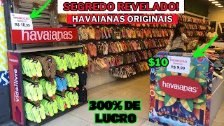 SEGREDO REVELADO LOJA SANDALIAS HAVAIANAS NA 25 DE MARÇO Havaiana Original Aparti de R1000😱 [upl. by Nairbal]