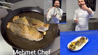 Levrek derisinde lüfer pişirmek Mehmet Chef [upl. by Niall802]