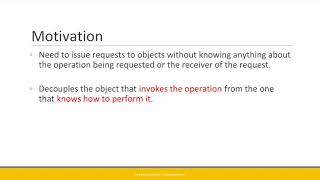 Command Design pattern  Lecture08 Part 01 [upl. by Oznofla]