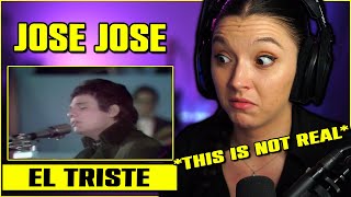 José José  El Triste  FIRST TIME REACTION [upl. by Ariamat]