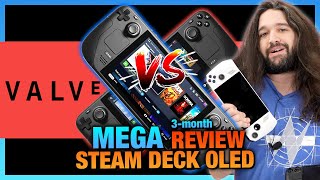 Valve Goes Hard Steam Deck OLED Review amp Benchmarks vs ASUS ROG Ally Z1 Extreme Deck LCD [upl. by Zephaniah]