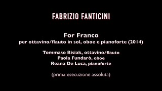 Fabrizio Fanticini  For Franco [upl. by Liddy]