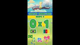 BRASIL X CAMARÕES  PLACAR DA COPA 2022  COPA DO MUNDO COM LEO E LULLY [upl. by Mitzie448]