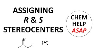 assigning stereocenters as R or S [upl. by Aleit731]