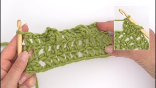 How to crochet bobbles popcorn stitch [upl. by Dnilasor]