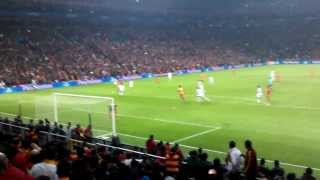 CL GalatasarayReal Madrid Drogba Legend goal Tribün Çekimi Stadium Live [upl. by Renzo]