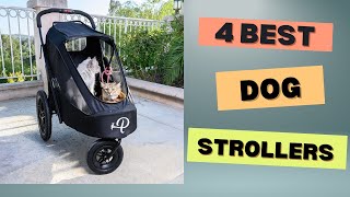 🟢 Top 4 Best Dog Strollers 2024 [upl. by Adilen]