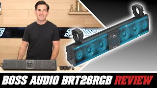 Boss Audio Bluetooth Sound Bar BRT26RGB Review at SpeedAddictscom [upl. by Lisab]