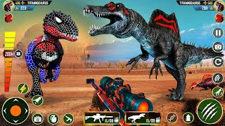 Wild Dinosaur Hunter 3D Zoo Game – Android Gameplay [upl. by Bill]