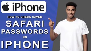 How to check saved Safari passwords on iphone [upl. by Morrie802]