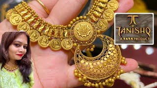 Tanishq Gold Necklace Set Designs with PriceAntique Necklace designsshort necklace deeya [upl. by Aratahs132]