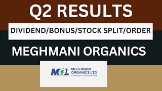 meghmani organics Q2 Results 2025  meghmani organics Results Today  meghmani Share Latest News [upl. by Gish329]