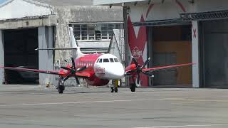 Wellington Airport  Life Flight  Bae Jetstream 32 ZKLFT engine start [upl. by Rochus254]