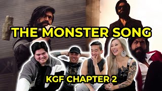 Asians Watch The Monster Song  KGF Chapter 2  Adithi Sagar  Ravi Basrur  Reaction Video [upl. by Odine]