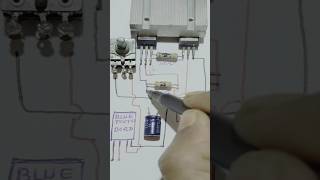 Make Amplifieruse Transistor TIP3005circuit diagramelectronic youtubeshorts [upl. by Irreg595]