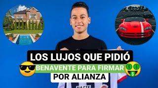 📢 Los LUJOS 💎 que pidió CRISTIAN BENAVENTE 😎 para FIRMAR por ALIANZA LIMA 🔝 [upl. by Baxter]