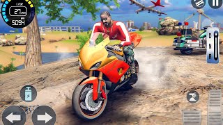 Motorcycle Games Bike Driving Game  Offroad Bike Stunt Gameplay [upl. by Drhacir670]