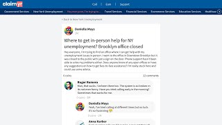 NYSDOL Unemployment How to Find InPerson Help Locations in NYC [upl. by Otreblide592]