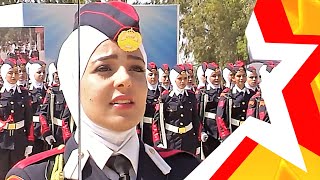 ЖЕНСКИЕ ВОЙСКА ИОРДАНИИ ★ WOMENS TROOPS OF JORDAN ★ القوات النسائية الأردنية ★ Колледж медсестер [upl. by Ahdar]