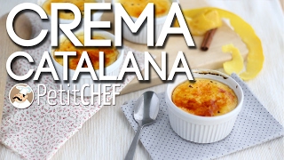 Come si prepara la Crema Catalana  tutorial video PetitChefit [upl. by Ramedlab]