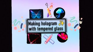 hologram ✨ with tempered glass videozohacrafter [upl. by Yanel338]