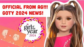 Official News From American Girl AG on Girl of the Year GOTY 2024 Lila Monetti Release and Hobbies [upl. by Arakal]