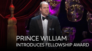 Prince William introduces the Fellowship BAFTA  The British Academy Film Awards 2017  BBC One [upl. by Alexandrina671]