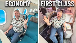 Is Hawaiian’s NEW 787 FIRST CLASS Worth It Full Comparison [upl. by Delcine]